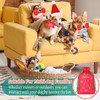 JellyArch 10 Pcs Christmas Dog Toys Gifts with Hat Drawstring