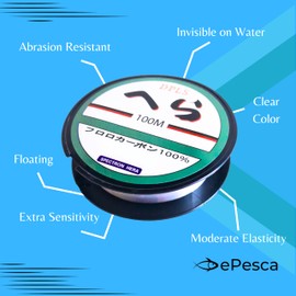 Monofilament Fishing Line Nylon 100m 4-40lb Abrasion Resistant Low Visibility Freshwater Saltwater (0.47mm | #8 | 40lb)