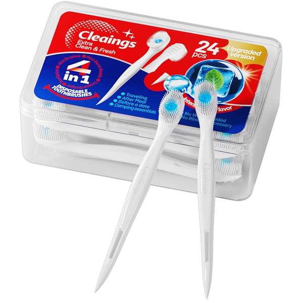 luamiaz Mini Disposable Toothbrush Set with Toothpaste – Travel Essentials,
