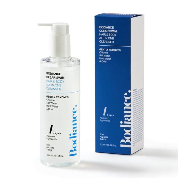 Badience Clear Swim Pool Chlorine Removal Swimming Shampoo 300ml Mildly