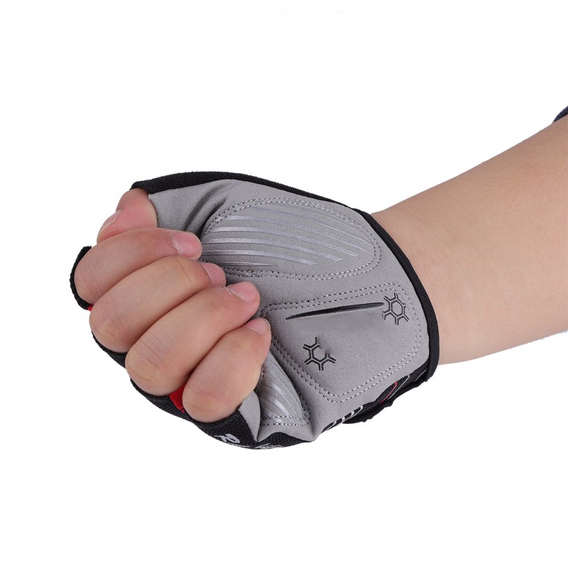 Silicone Half Finger Riding Cycling Gloves Breathable Outdoor Sports Gloves