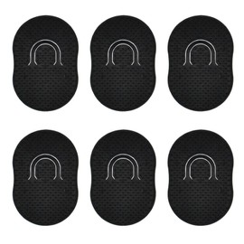 EsiFare 6個セット シャンプーポケットブラシコーム ポケットパームコーム ミニフィンガーブラシ シャンプーブラシ 頭皮ブラシ 洗髪ブラシ 洗髪 ブラシ メンズ 頭皮マッサージ 指のループで設計されて 人間工学 耐久性 髪型を保つ 柔らかい 短い髪 巻き毛 あごひげ 約9.3*6.3CM 約10g