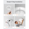 LEPOWER-TEC Ceiling Light, 12 Inch LED Flush Mount Ceiling Light