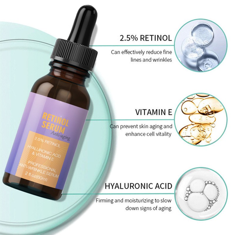 Retinol Serum 60ml Moisturizing Fine Skin Lighten Fine Lines Hydrating