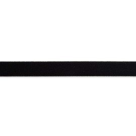Prym Velour Elastic 20 mm Black, 51% Polyester, 33% ED, 16% Polyamide