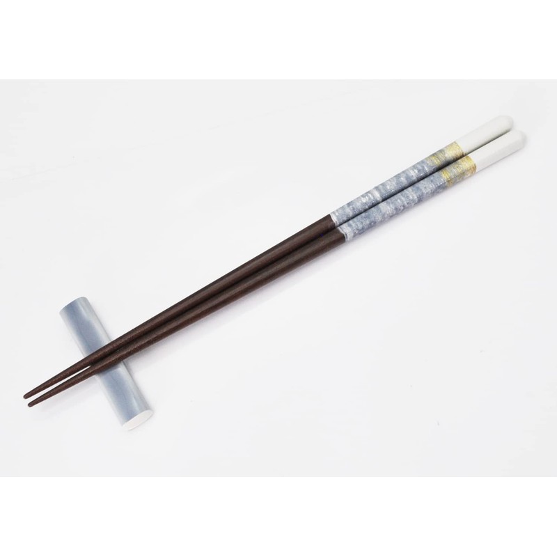 Ishida 63166 Dishwasher Safe Chopsticks Paulownia Box with Chopsticks Rest