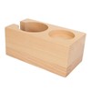 Wooden Coffee Tamper Station Stable Prevent Slip Coffee Tamper Holder