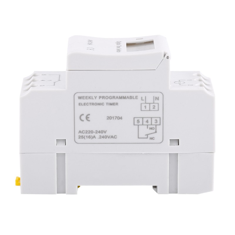 LCD Display Weekly Programmable Electronic Relay Time 16 ON and