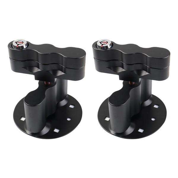 AFEISOL Black RX-LOX-PM Pack Mount with Keys Locking 2Pcs Fit