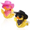 22 Pcs Rubber Duck Car Decorations, Rubber Ducks Bath Toys