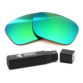 IKON LENSES Replacement Lenses For Costa Del Mar Zane Sunglasses (Polarized) (Emerald Green Mirror)