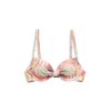ESPRIT Bikini Top with Padded Underwired Cups and Print, 640/Coral