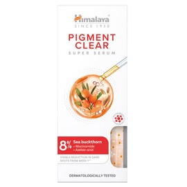 Himalaya Super Serum Pigment Clear Azelaic Acid & Niacinamide Brightening Face Serum with Sea Buckthorn for Dark Spots, Hyperpigmentation and Even Skin Tone, 30ml