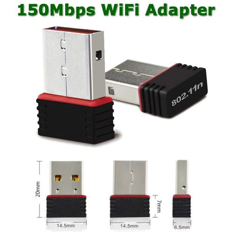 Superwang Mini USB Wifi Wireless Adapter N - 150Mbps 802.11n
