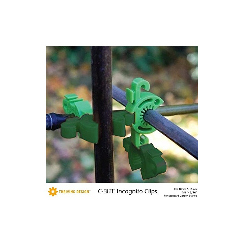Durable Plant Support Clips for Climbing Plants - 100 Pack