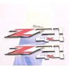 Yoaoo 2Pack OEM Chrome Red Z71 4x4 Emblems Badges Compatible