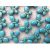 Blue Howlite Turquoise Butterfly Shape Beads 15x20mm 15.5" StrandL8