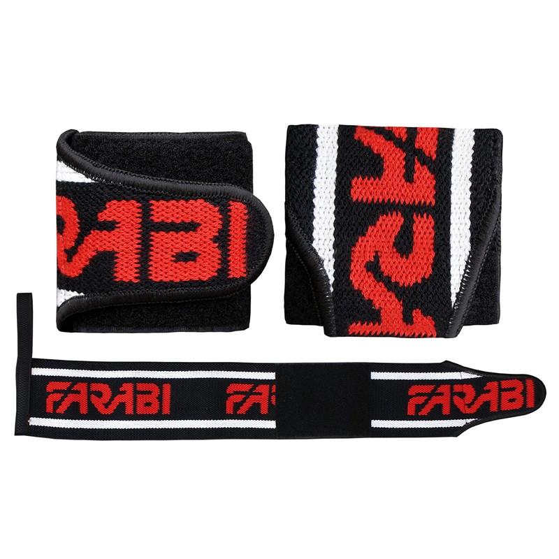 Farabi Wrist Support Gym Fitness Straps Strengthen 21" Long Pair