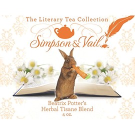 Simpson & Vail, Beatrix Potter's Herbal Blend, Literary Tea - 4 Ounce Tin / 50 Cups