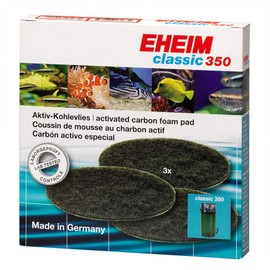 Eheim 2215 Carbon Set of 3 Sponges for Aquarium