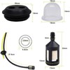 Universal Fuel Line, Petrol Fuel Line Hose Tube for Chainsaws,