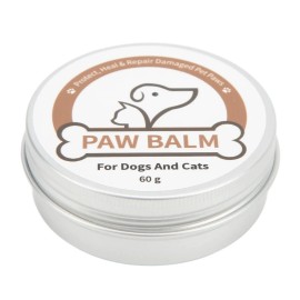 Unbranded Pet Paw Balm for Dogs Paw Nose Balm Paw Moisturizer for Dry Cracked Paws 60 gms - Set of 1 Jar (60 gms)