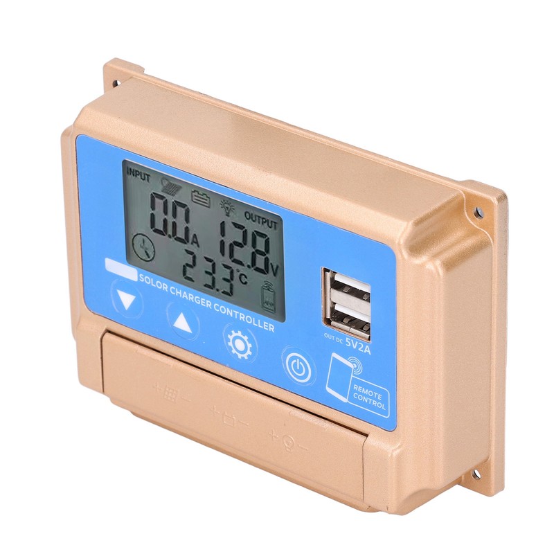 12V 24V MPPT Solar Controller Dual USB 5V 2A Output