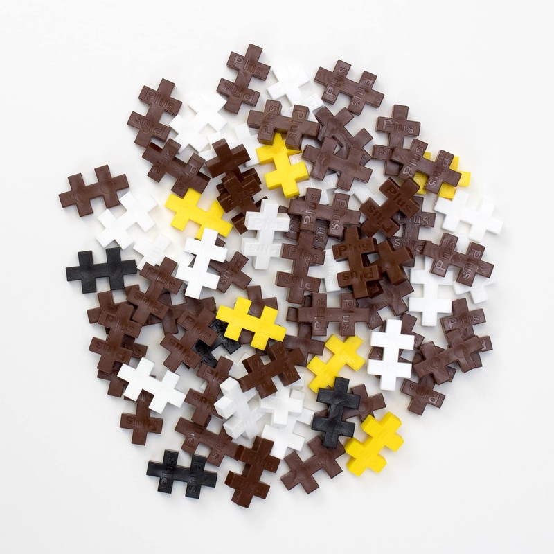 PLUS PLUS 3D Animal Figurine Building Block Set, 70 Mini