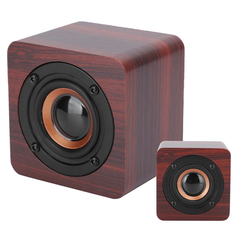 Bluetooth Mini Speaker Portable Wood Wireless Loudspeaker Sound System 3W
