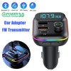 Bluetooth Car Adapter FM Transmitter Handsfree USB AUX Radio MP3 Music Player