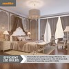 Sunlite 41611 LED B10 Clear Torpedo Tip Chandelier Light Bulb,