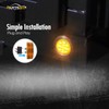 Partsam 10pcs 2.5" Round Amber Trailer 13LED Side Marker, 2.5