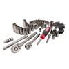 CRAFTSMAN OVERDRIVE 99-Piece Gunmetal Chrome Mechanics Tool Set, Standard SAE/Metric