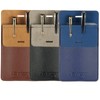 Pocket Protector, 3 Pcs Leather Pocket Pen Holder Organizer Pouch