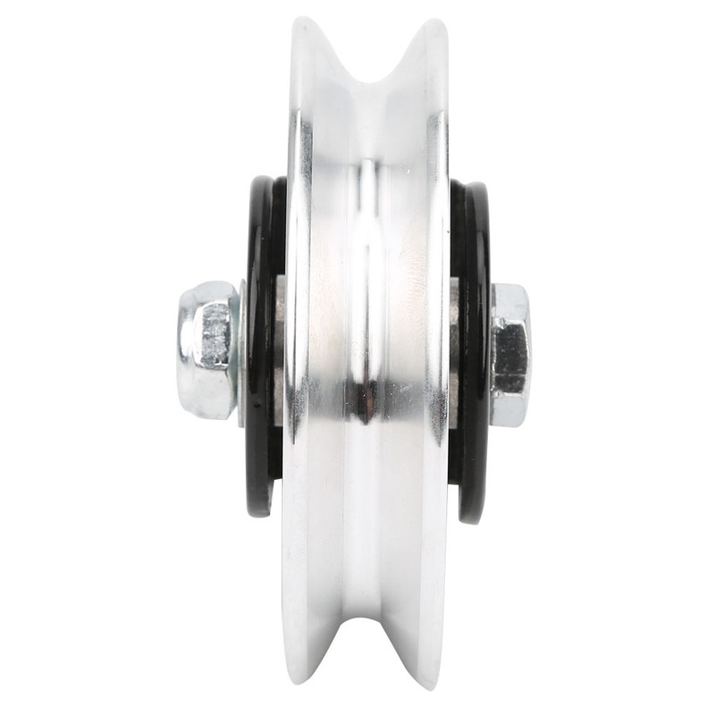 Fitness Equipment Bracket Stainless Steel Pulley Mute Hanging Wheel DIY