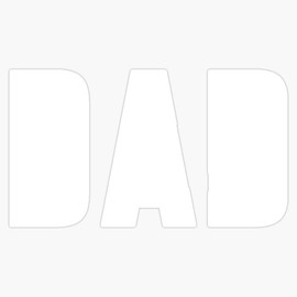 Dad Dinosaur Funny Daddy Dinosaur Sticker Decal Size 5"