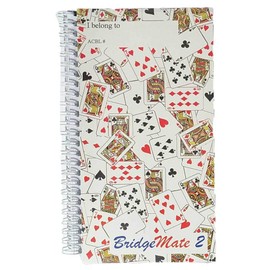 BridgeMate 2 Game Score Book with Card Cover - A Premium Logbook for Recording Duplicate Game Results- Includes 50 Double-Sided Sheets for Easy Tracking- The Ideal Duplicate Bridge Logbook for Players