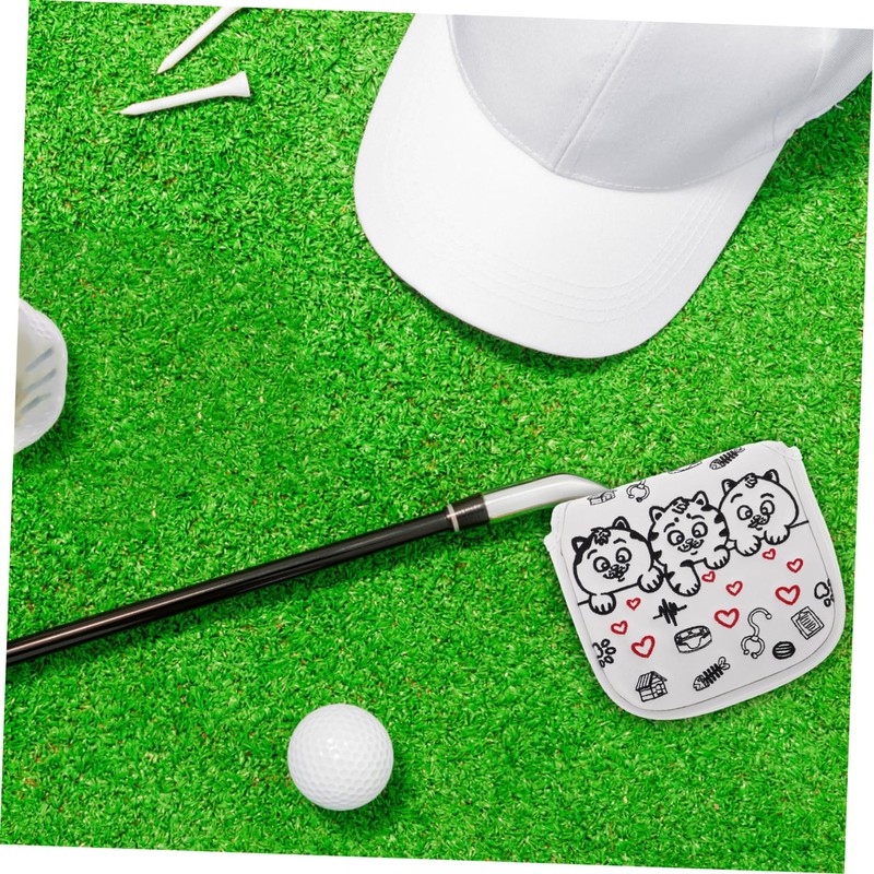 BESPORTBLE Funny Mallet Putter Cover Cat Pattern Club Protector Golf
