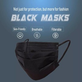 Wecolor Disposable 3 Ply Earloop Face Masks, Suitable For Ho