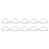 sourcing map 10 Pcs Trampolines Triangle Buckle, 1 1/2" Metal