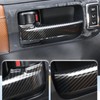 LLKUANG ABS Carbon Style Car Inner Door Handle Decoration Cover