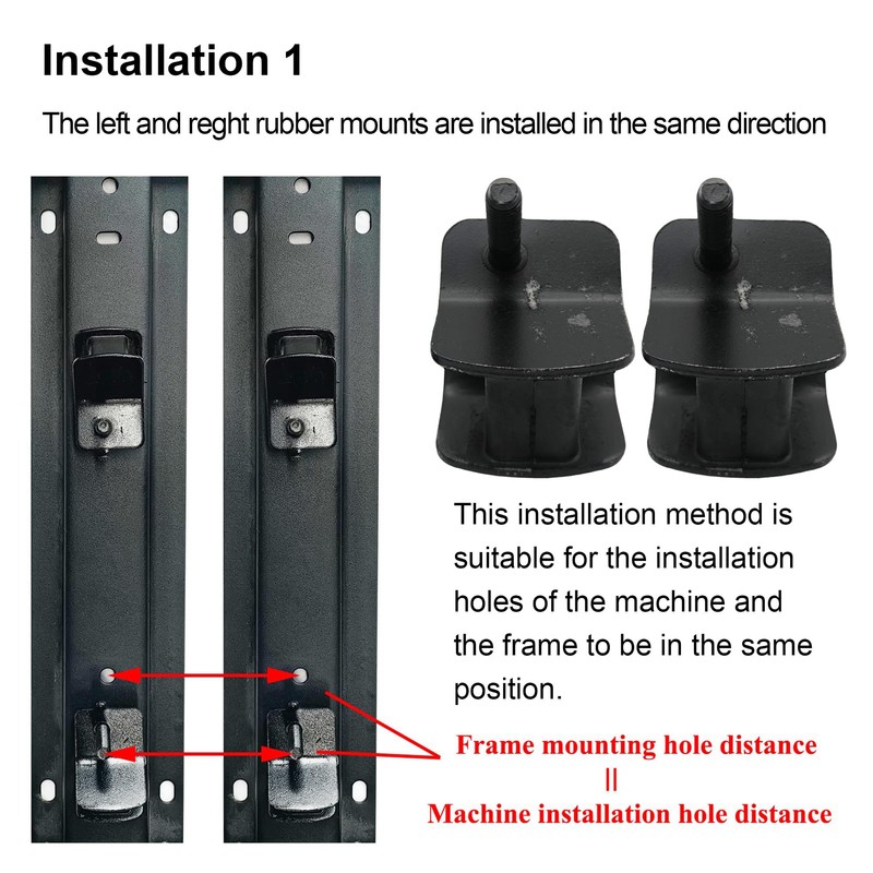 YGQ Generator Anti Vibration Rubber Mount for 2500 3000 3500