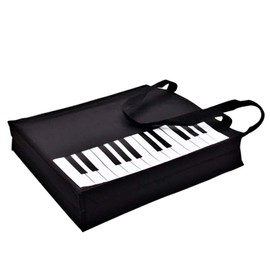 COCOMK Piano Keys Handbag Reusable Grocery Bag Shoulder Shopping Bag Tote Bag for Music Teacher Gift Bag
