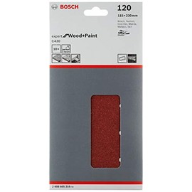 Bosch 2608605318 Wood Velcro 14 holes115x230 G120, 115 x 230 mm