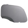 appRUN Rear Bumper Tow Bar Hook Cap Grey For DACIA