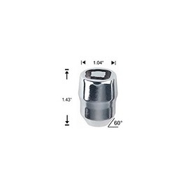 AVN Motorsports (4) 14x1.5 Acorn Wheel Locks W/ (1) Puzzle Key Anti Theft Security Lug Nuts