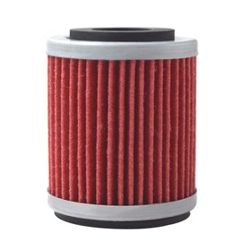 AHL 142 - Filtro de aceite para Yamaha YFM350FW Big Bear 346 1990-1998, Rojo