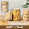 NETANY 4-pack 16oz Glass jars with Airtight Lids, Overnight Oats