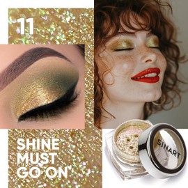SINART Eyeshadow Eye Shadow, Glitter Eyeshadow, Eye Makeup, Eyeshadow Powder Glitter, STAR POWDER Shine and shimmer, NO Animal Testing & Cruelty Free 1g/ 0.03OZ (11)