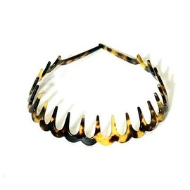 Ficcare Ella Headband Italian Acetate Hair Accessories in Yellow Tokyo Lite Color